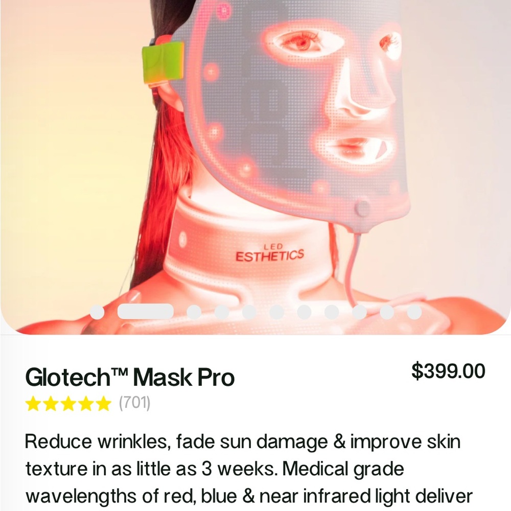 LED ASTHETICS GLO MASK